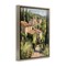 Stupell Industries Expressionist Village Buildings Floating Frame, design by Petal Prints Design
